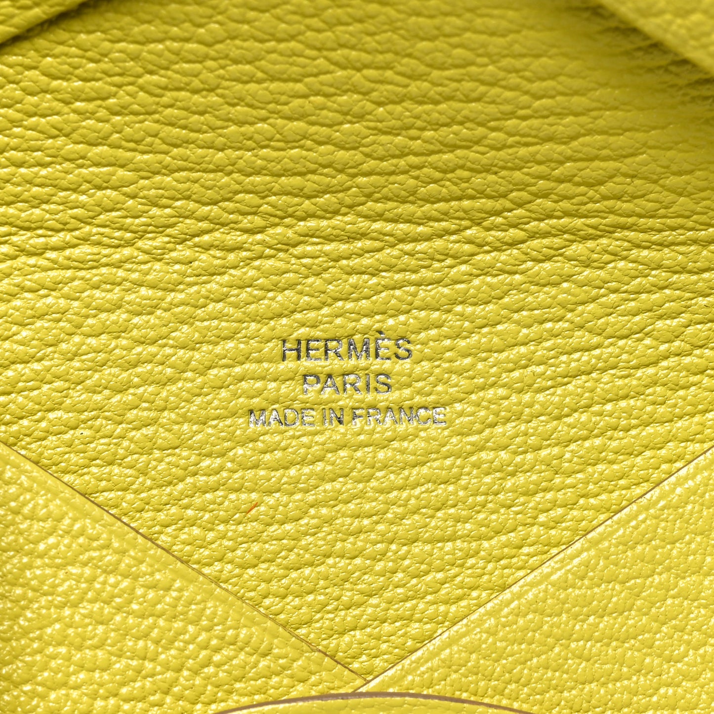 Chevre Mysore Calvi Card Case Lime