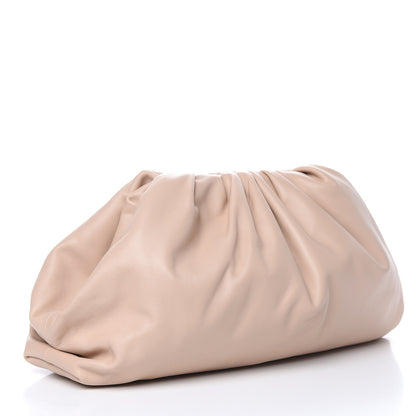 Bottega Veneta Smooth Butter Calf The Pouch Oversized Clutch Nude 3 of 12