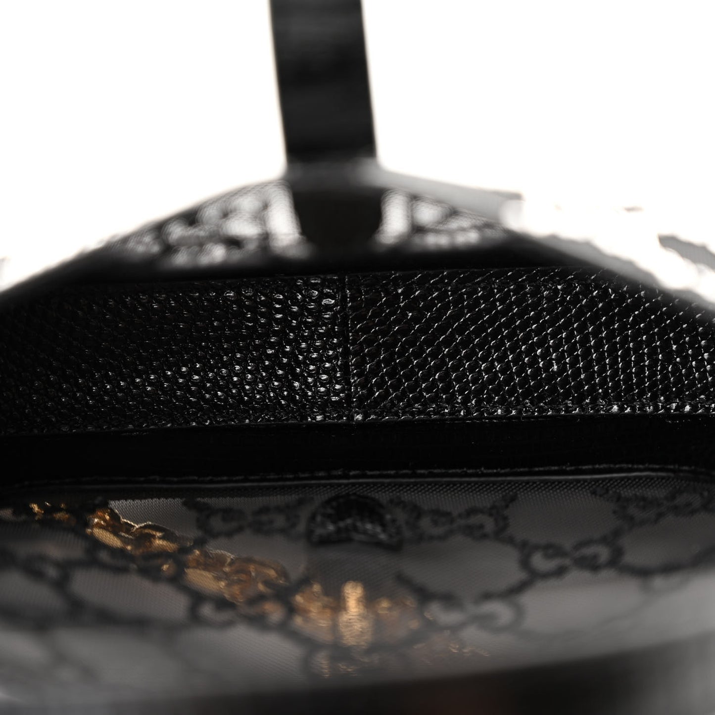 Lizard Mesh Crystal GG Monogram Mini Jackie 1961 Hobo Black