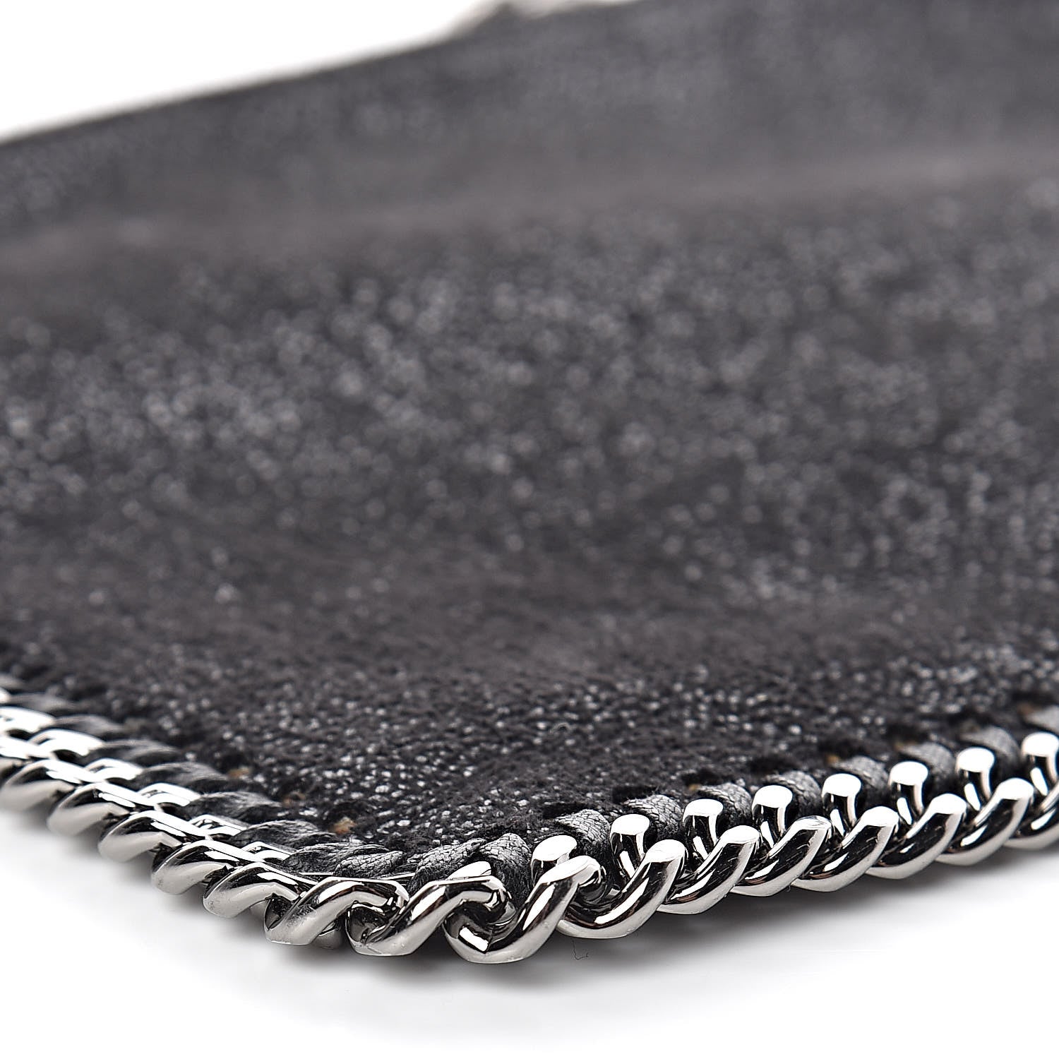Stella McCartney Shaggy Deer Falabella Clutch Black 9 of 10