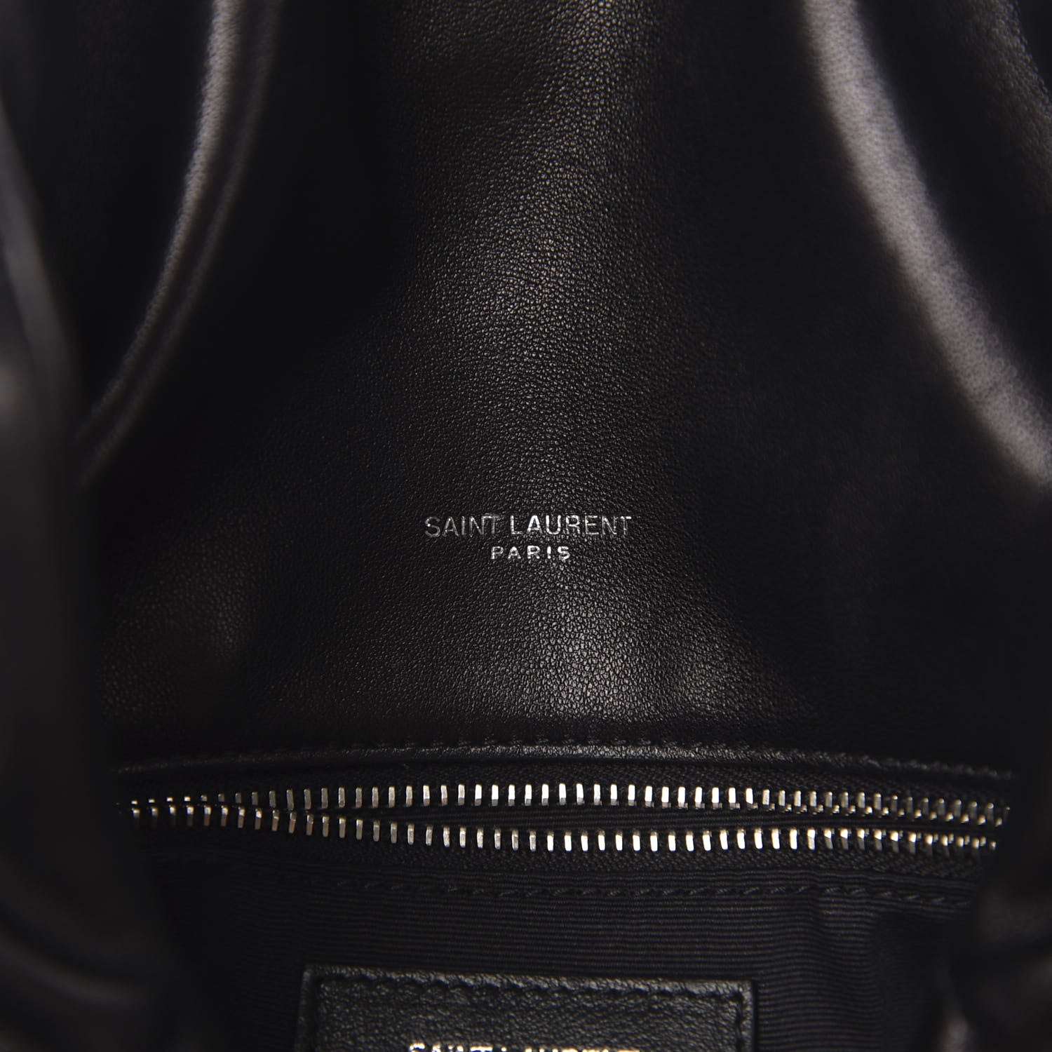 Saint Laurent Lambskin Quilted Small Loulou Puffer Monogram Chain Satchel Black 5 of 9