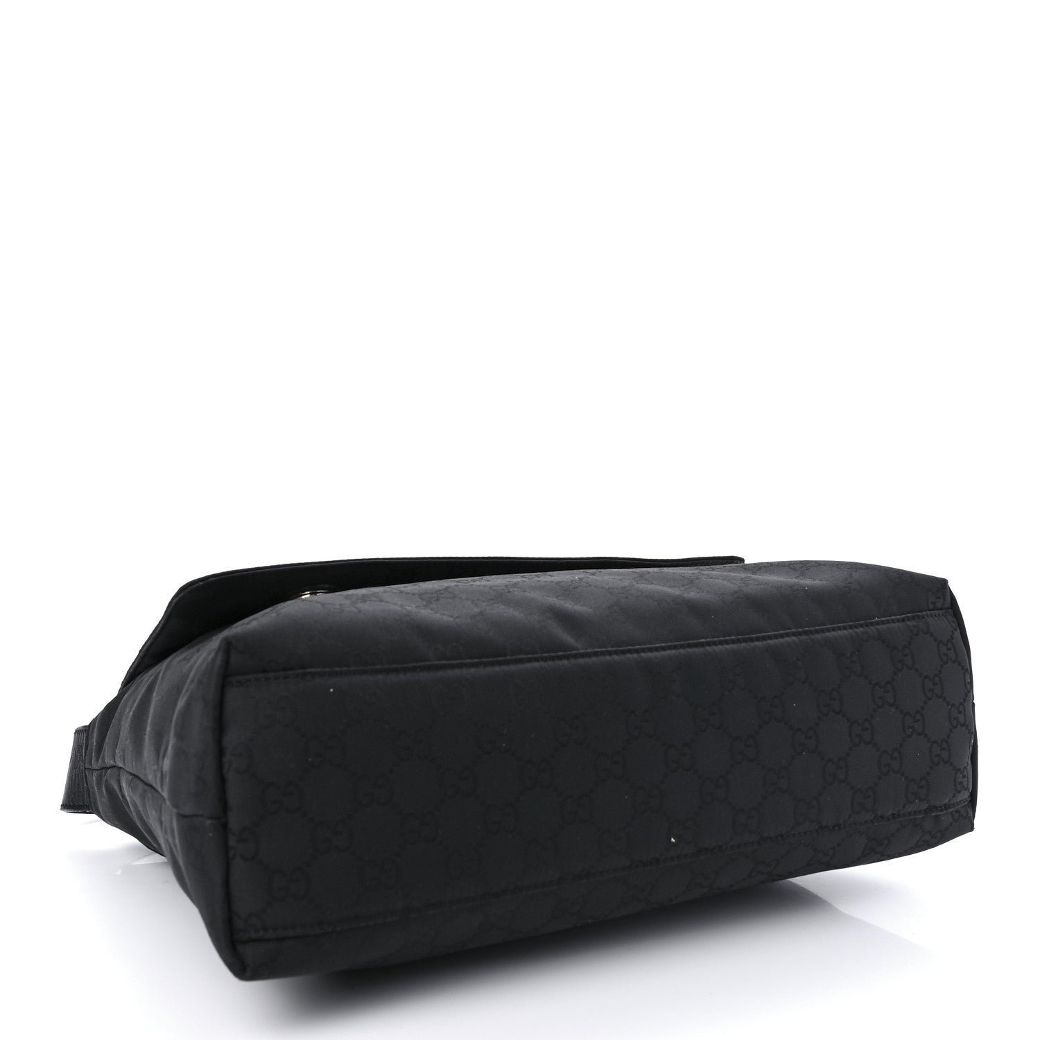 Gucci Nylon Monogram Messenger Bag Black 5 of 12