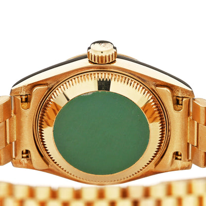 Rolex 18K Yellow Gold Diamond 26mm Datejust President Watch Champagne 69178 4 of 4