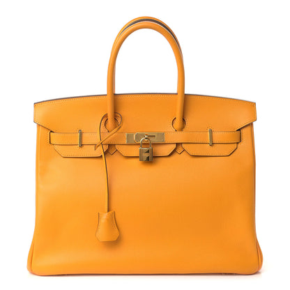 Hermes Epsom Birkin 35 Jaune D'Or 1 of 26
