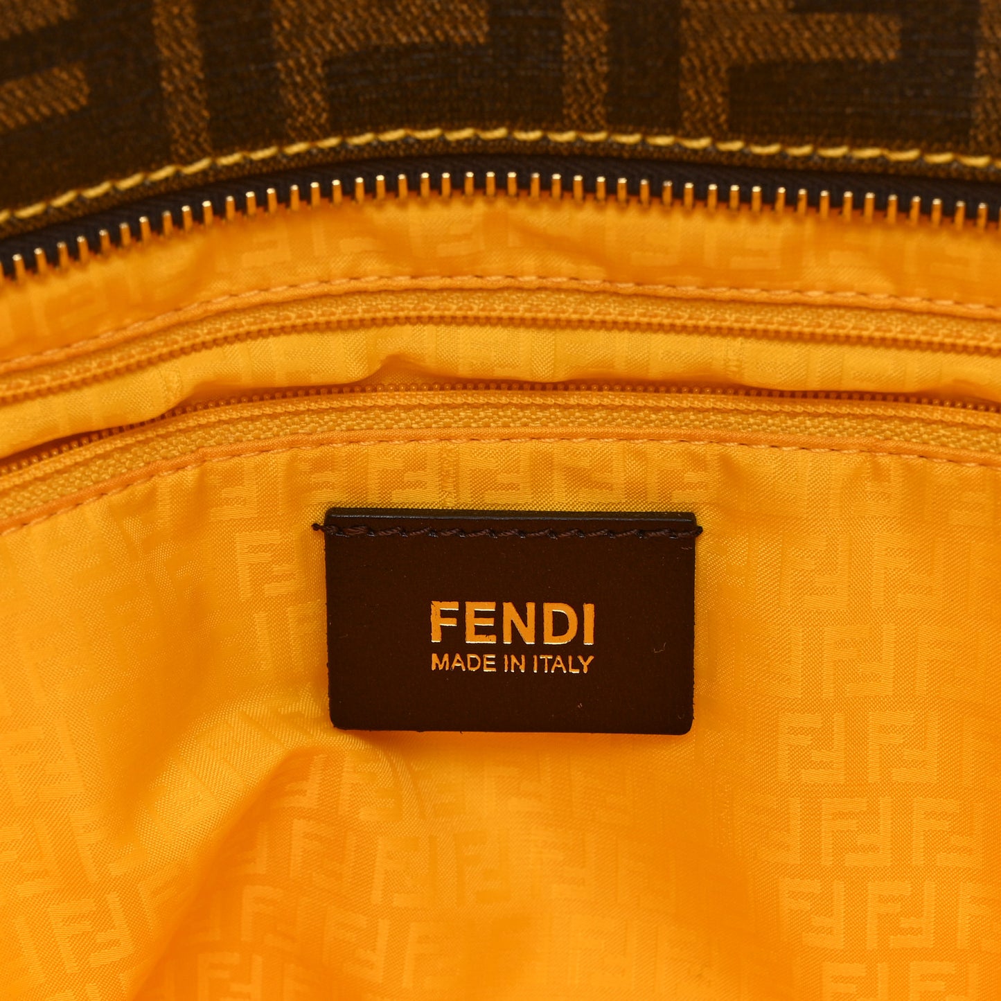 Zucca Spalmati Small Roll Tote Tobacco Yellow