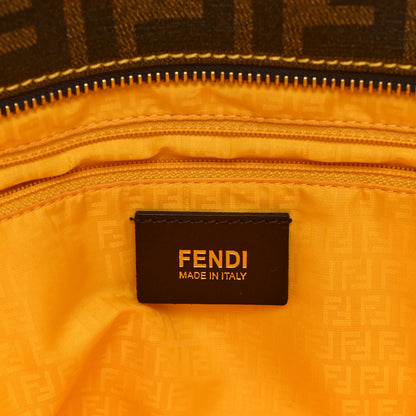 Fendi Zucca Spalmati Small Roll Tote Tobacco Yellow 6 of 11