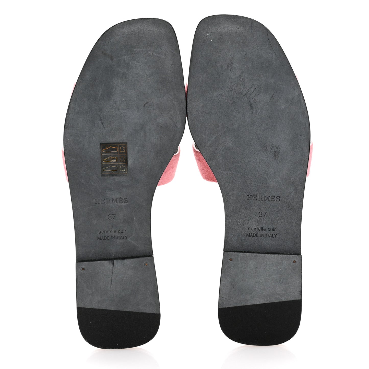 Suede Goatskin Oran Sandals 37 Rose Du Desert
