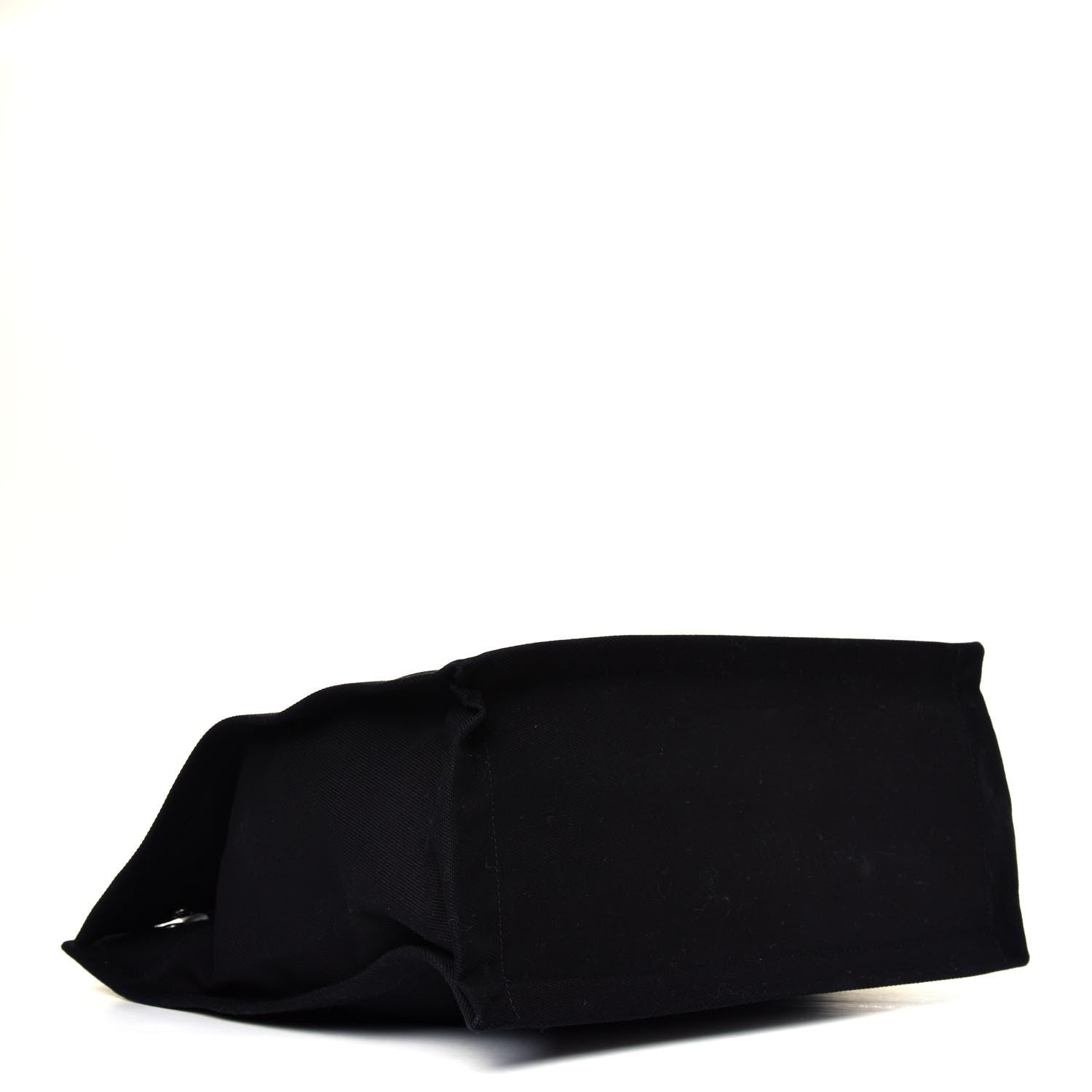 Saint Laurent Linen Calfskin Rive Gauche North South Tote Black 3 of 5
