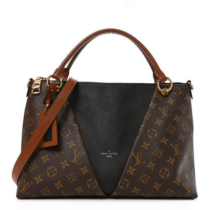 Louis Vuitton Monogram V Tote MM Black 1 of 10