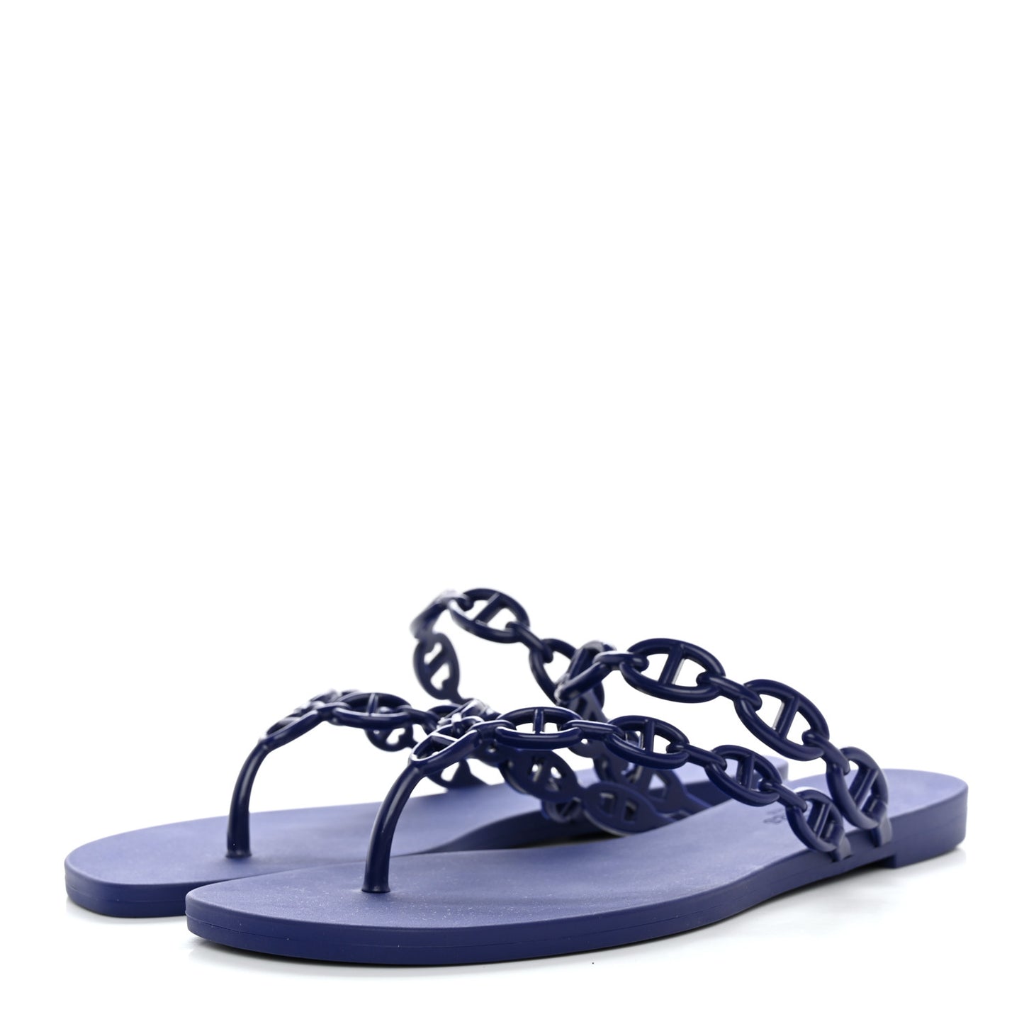 Rubber Chaine d'Ancre Island Sandals 37 Bleu Smalt