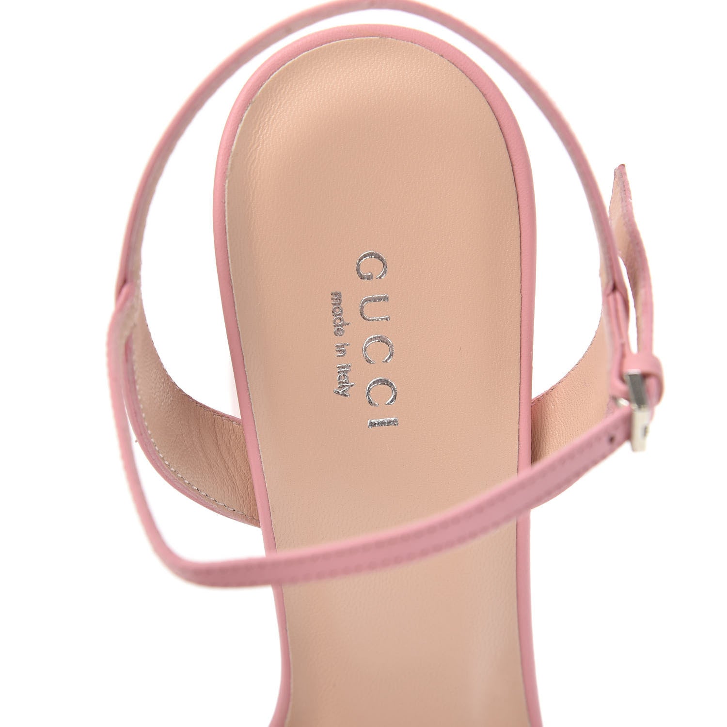 Gucci Calfskin GG Marmont Ankle Wrap 30/115mm Platform Sandals 39 Wild Rose 7 of 8