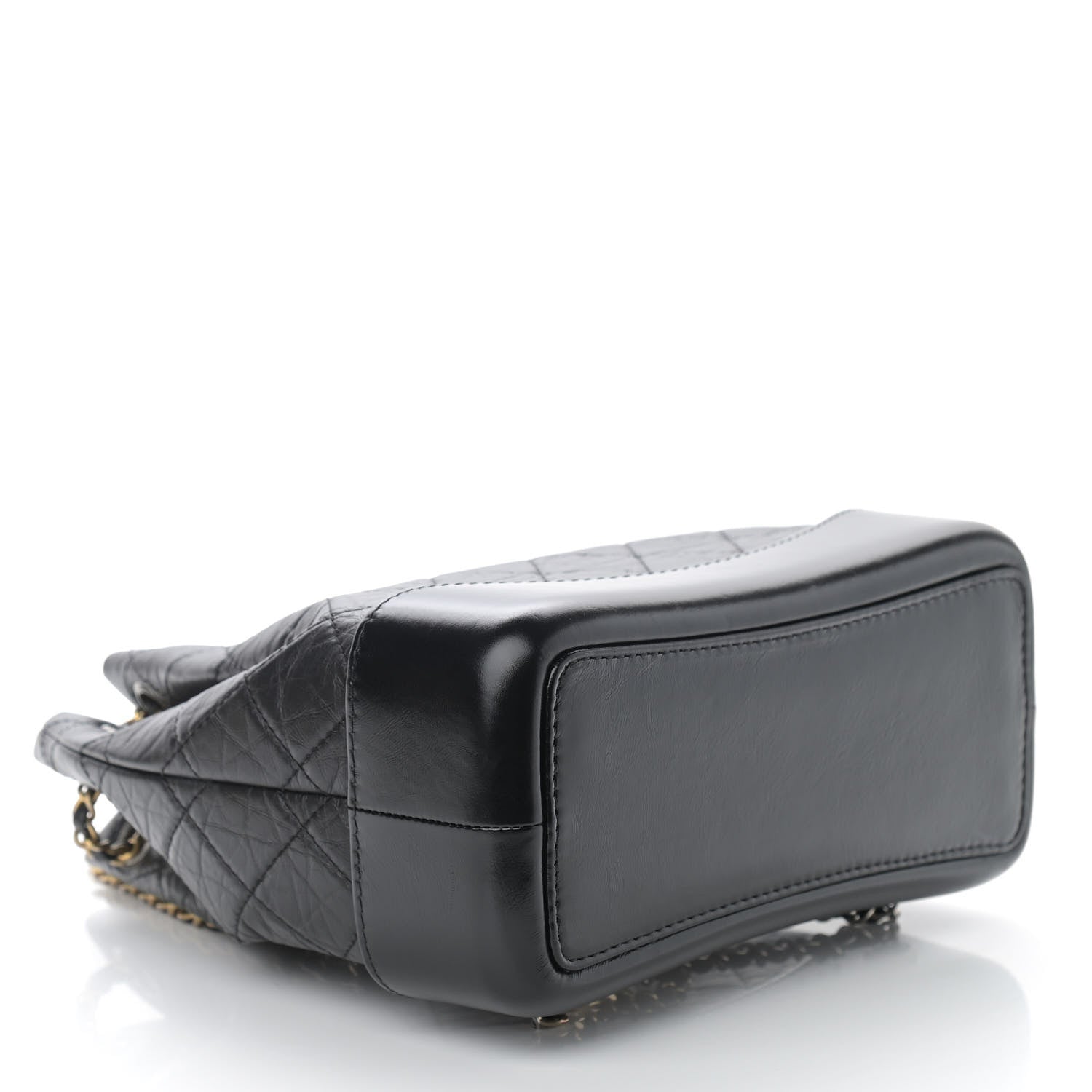 Chanel Aged Calfskin Quilted Small Gabrielle Backpack Black 4 of 12