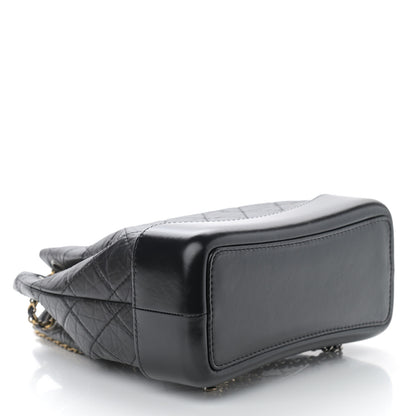 Chanel Aged Calfskin Quilted Small Gabrielle Backpack Black 4 of 12