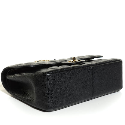 Chanel Caviar Quilted Jumbo Double Flap Black 4 of 11
