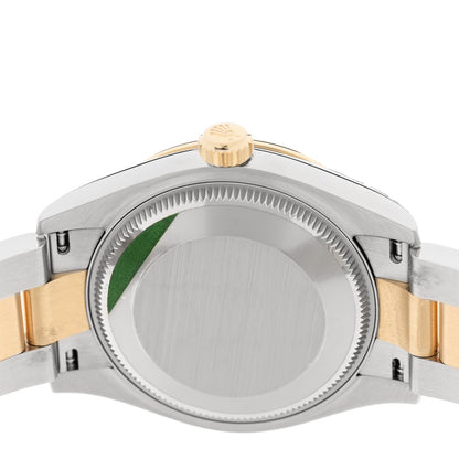 Rolex Stainless Steel 18K Yellow Gold 31mm Oyster Perpetual Datejust Watch White Roman 278273 4 of 5