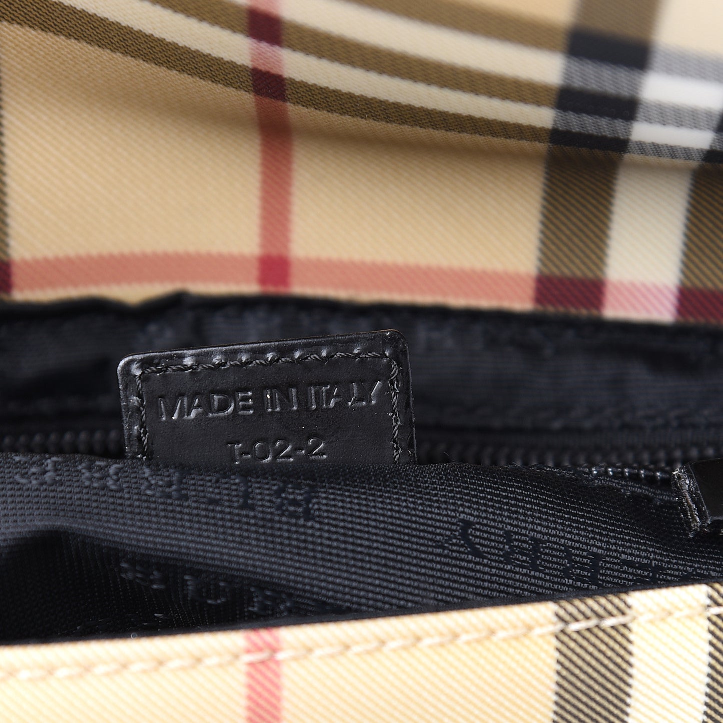 House Check Shoulder Bag Black