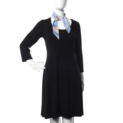 Hermes Silk Couvertures Nouvelles Twilly Ciel Marine Sable 2 of 4