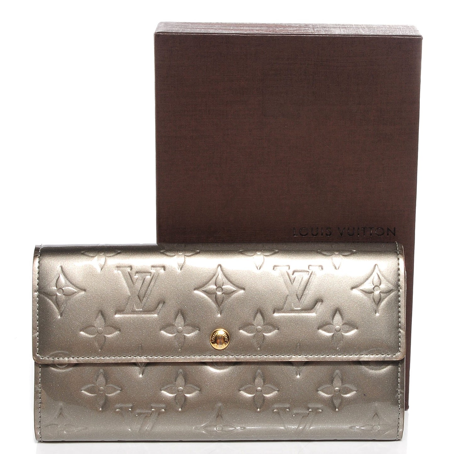Vernis Sarah Wallet Gris Art Deco