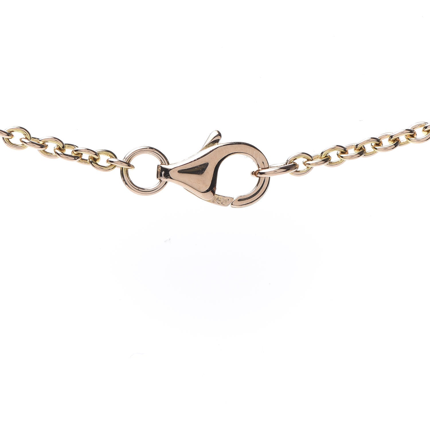 Cartier 18K Pink Gold Interlocking LOVE Necklace 6 of 10