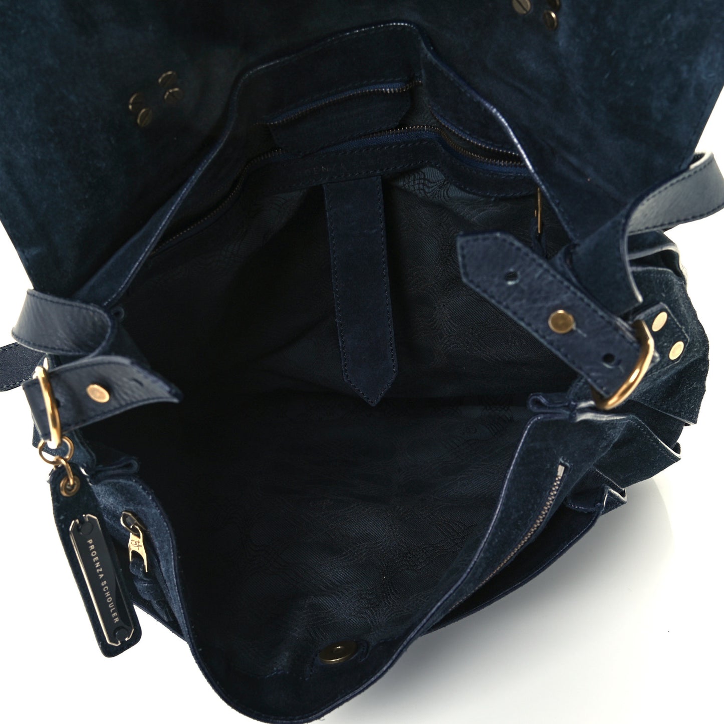 Suede Medium PS1 Satchel Navy