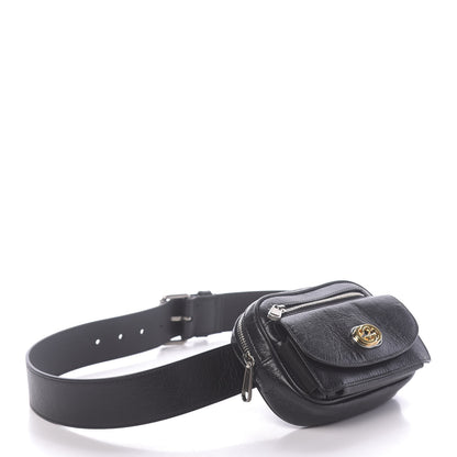 Gucci Fluffy Calfskin Mini Morpheus Belt Bag 90 36 Black 4 of 11