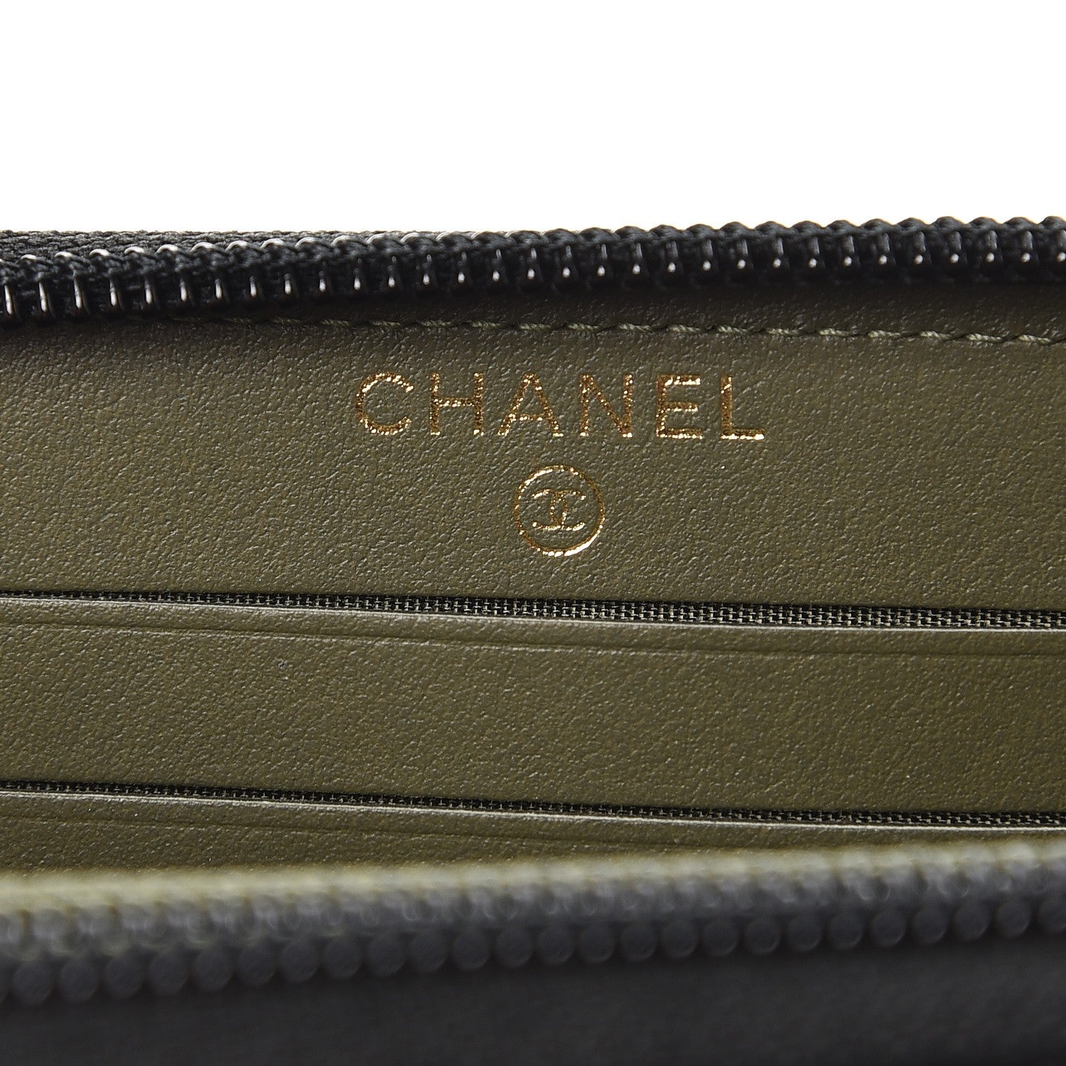 Chanel Caviar Quilted Small Boy Zip Around Wallet Black 6 of 9