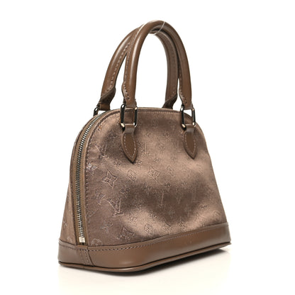 Louis Vuitton Satin Monogram Little Alma Taupe 2 of 5