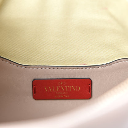Valentino Garavani Nappa Candystud Shoulder Bag Poudre 9 of 10