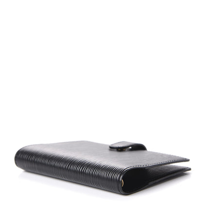 Louis Vuitton Epi Small Ring Agenda Cover Black 4 of 10