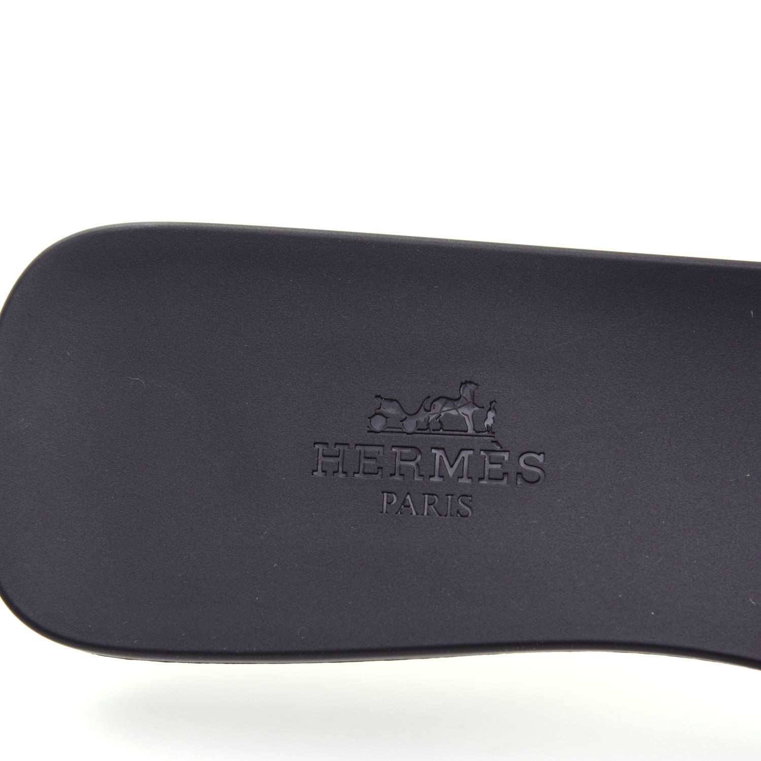 Hermes Rubber Aloha Sandals 37 Black 6 of 10
