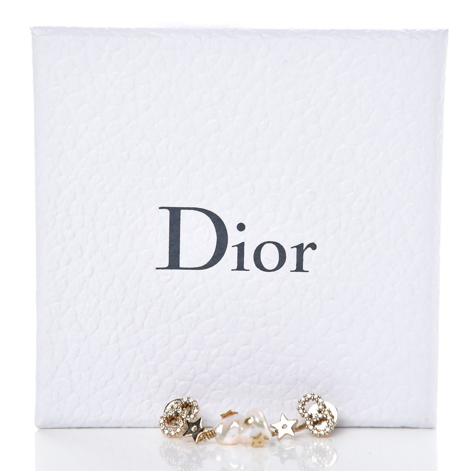 Christian Dior Crystal La Petite Tribale Earrings Gold 5 of 5