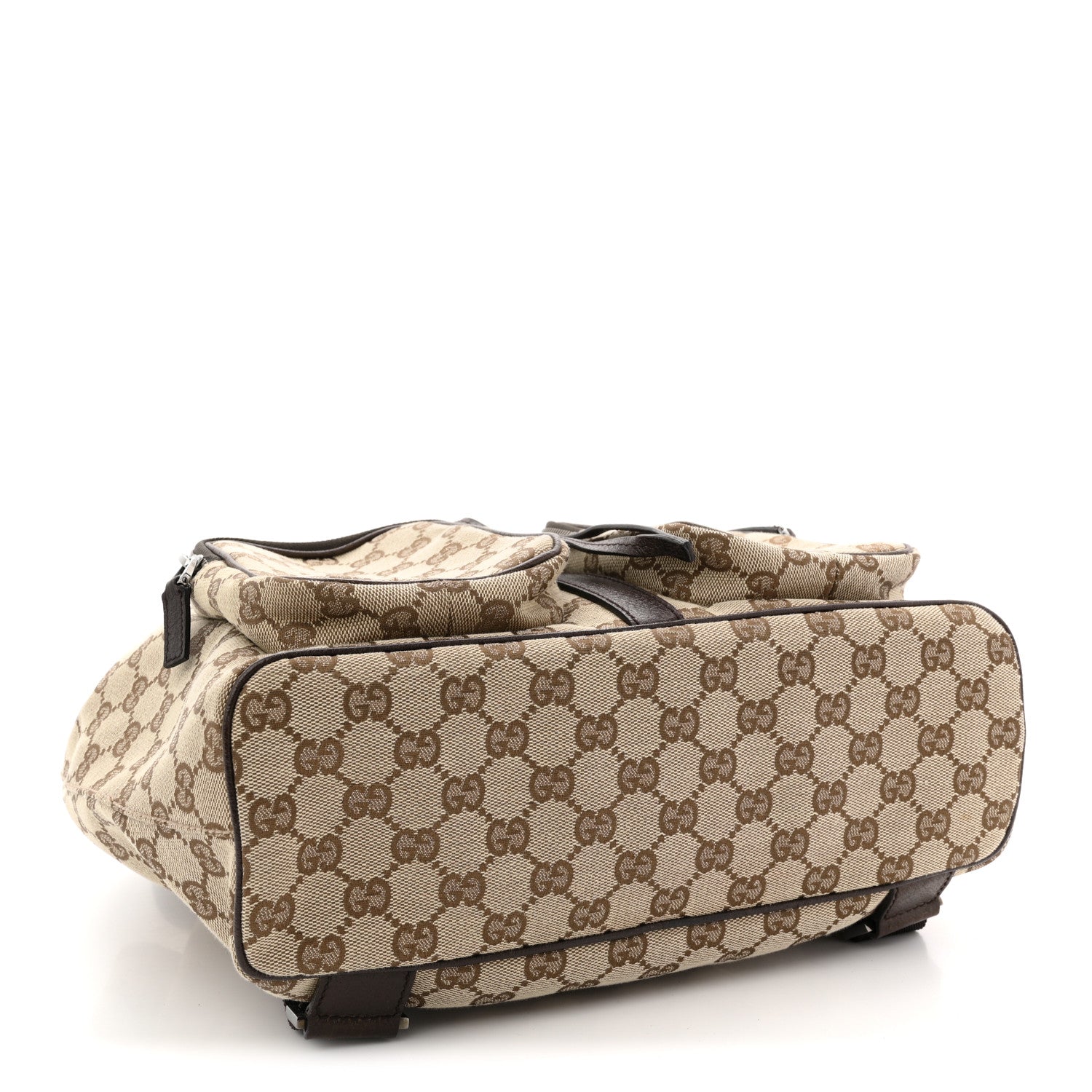 Gucci Monogram Backpack Dark Brown 4 of 12