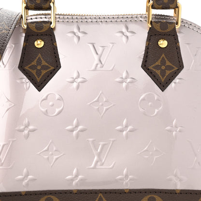 Louis Vuitton Vernis Monogram Alma BB Taupe Metallise 8 of 12