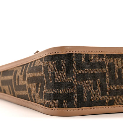 Fendi Fabric Jacquard Vitello Grace FF 1974 Mini Fendessence Shoulder Bag Tobacco Moro Ebano 9 of 11