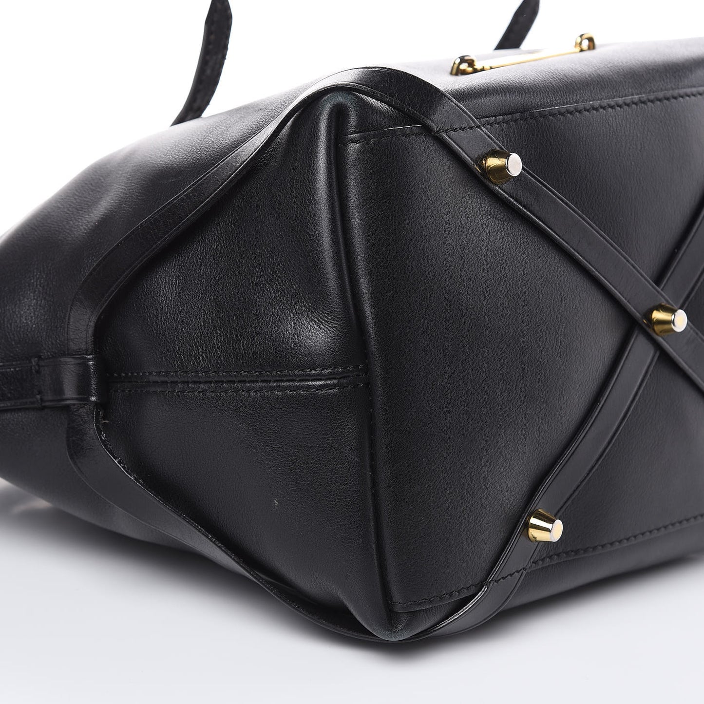 Calfskin House Check Small Salisbury Tote Black