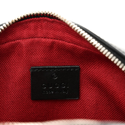 Gucci GG Supreme Monogram Web Small Shoulder Bag Black 6 of 10