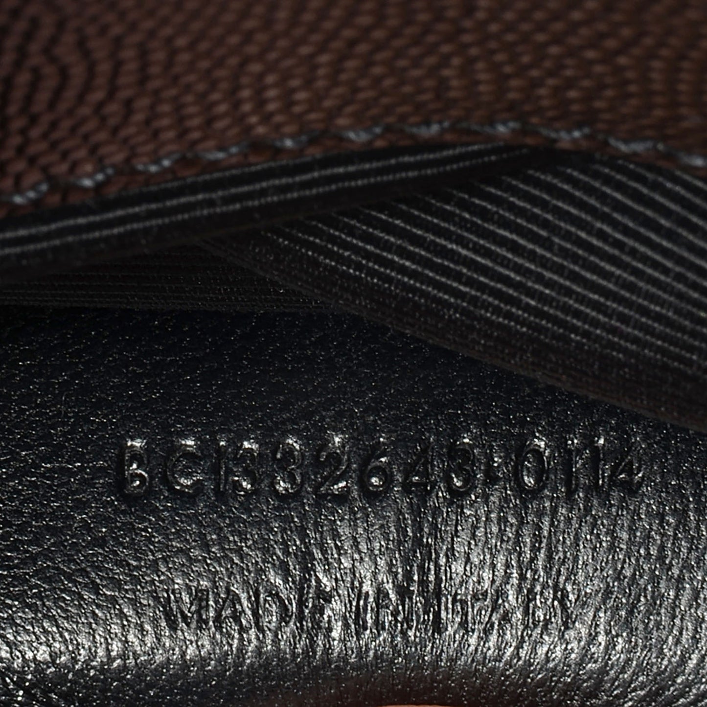 Grain De Poudre Matelasse Monogramme Studded Clutch Black