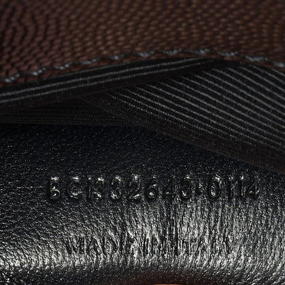 Saint Laurent Grain De Poudre Matelasse Monogramme Studded Clutch Black 6 of 8