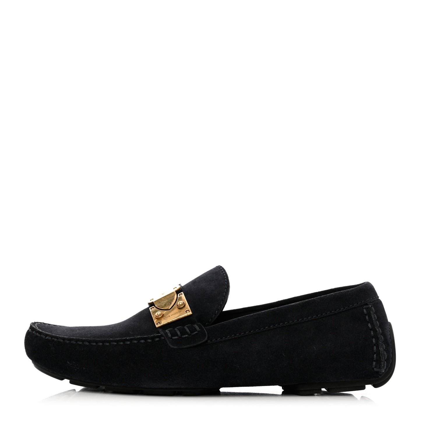 Suede Racetrack Moccasin Loafers 9 Marine