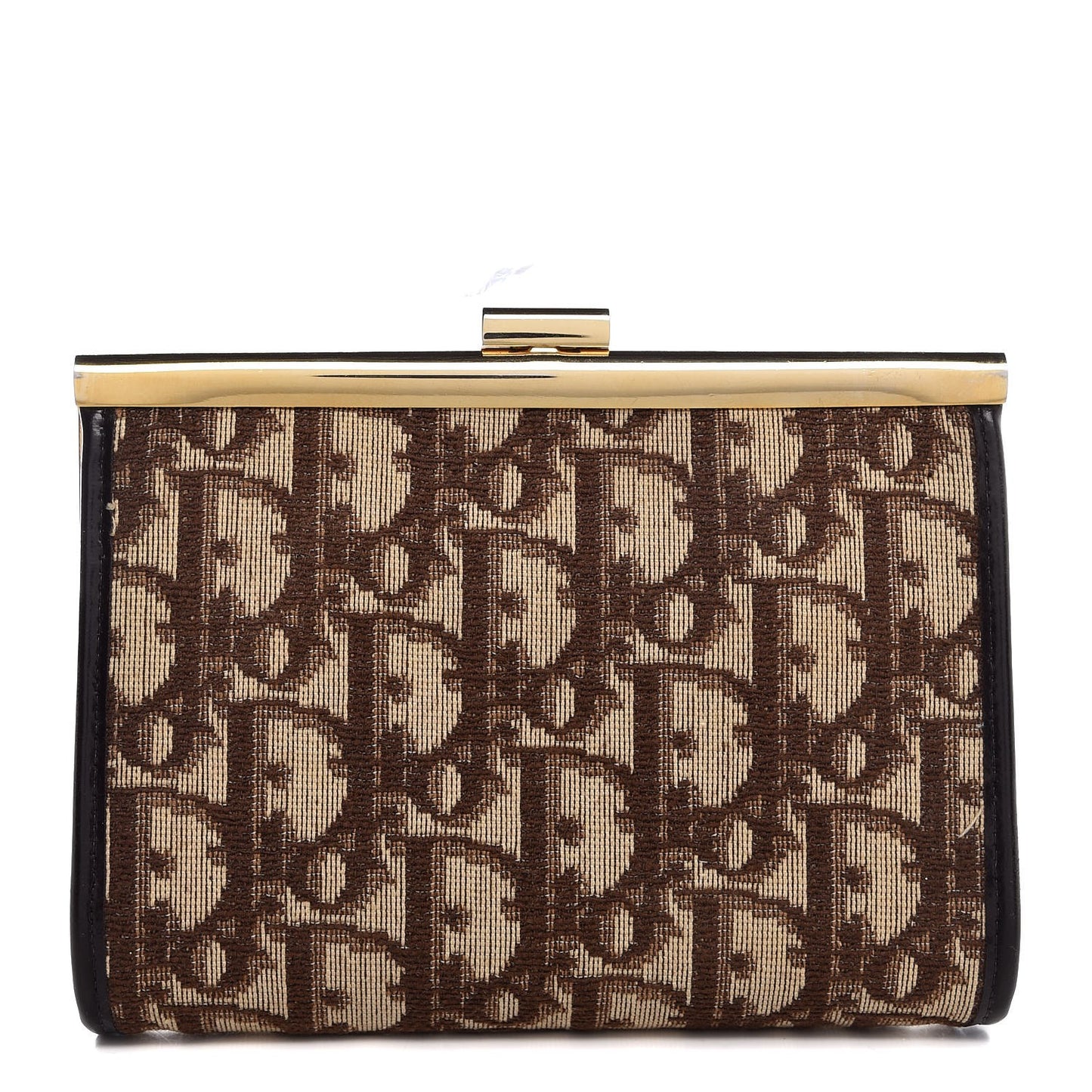 Monogram Clutch Brown