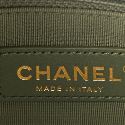 Chanel Caviar Quilted Mini Bracelet On Chain Flap Green 6 of 10