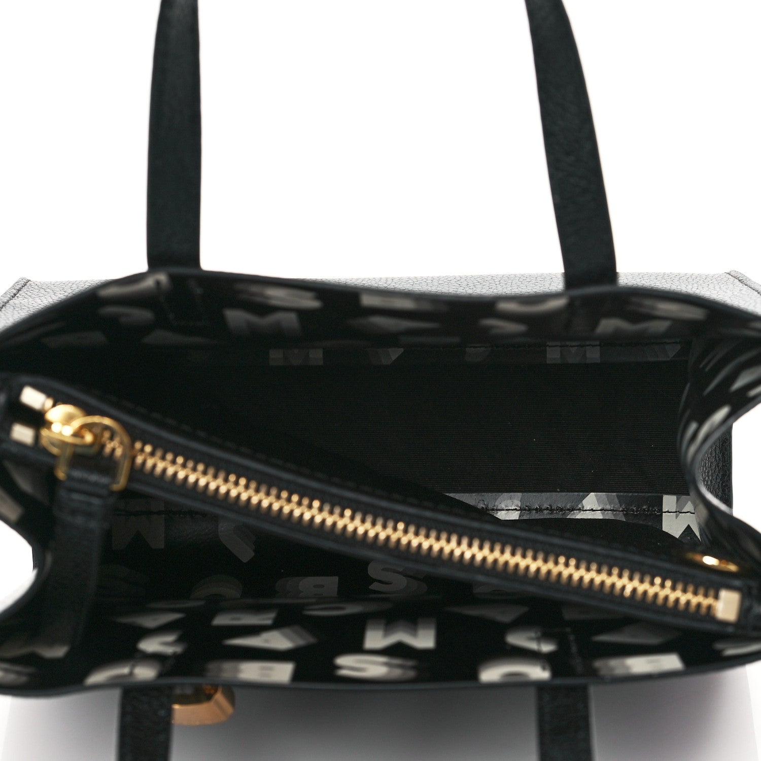 Marc Jacobs Calfskin Mini Grid Tote Bag Black 5 of 10