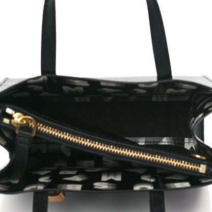 Marc Jacobs Calfskin Mini Grid Tote Bag Black 5 of 10