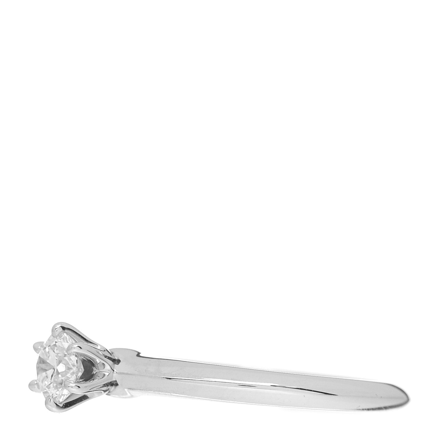 Platinum Diamond .24ct Solitaire Engagement Ring 47 4