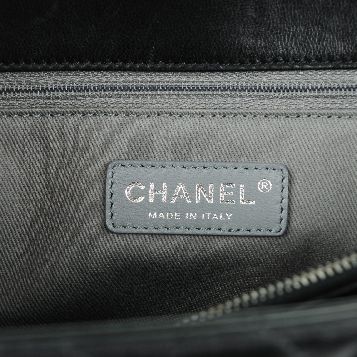 Chanel Lambskin Quilted Large Antik Boy Flap Black 7 of 10