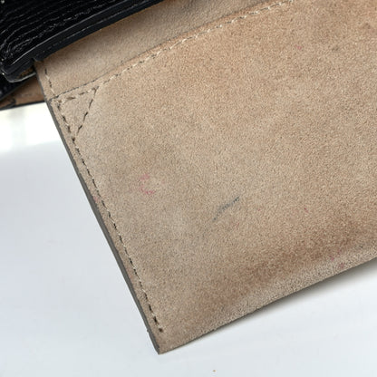 Chloe Grained Calfskin Lambskin Mini Bi-Color Drew Shoulder Bag Black Powder Beige 5 of 8