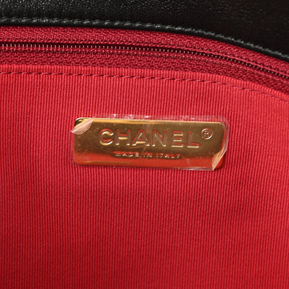 Chanel Lambskin Quilted Chanel 19 Shopping Bag Black 6 of 10