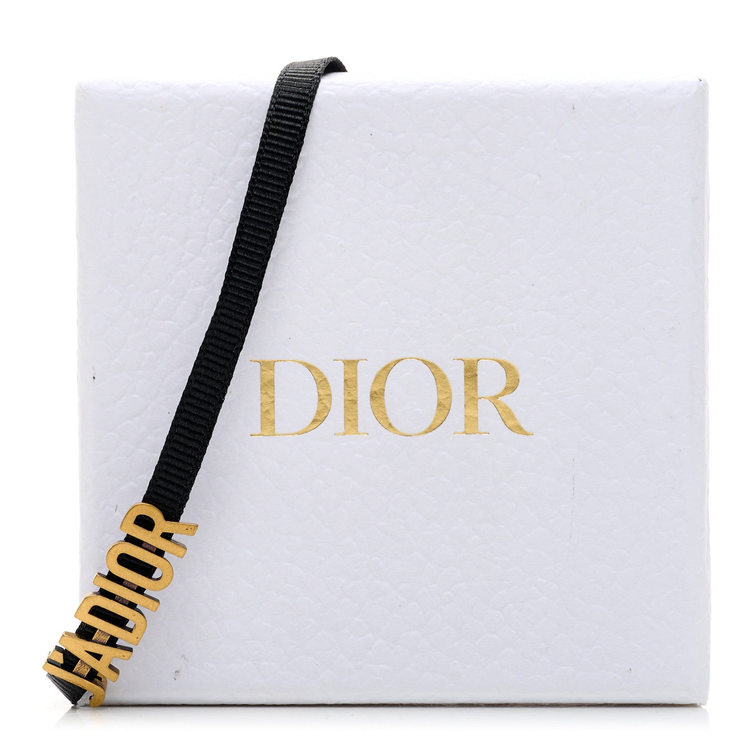 Christian Dior Grosgrain Ribbon J'Adior Logo Choker Necklace Black 6 of 6