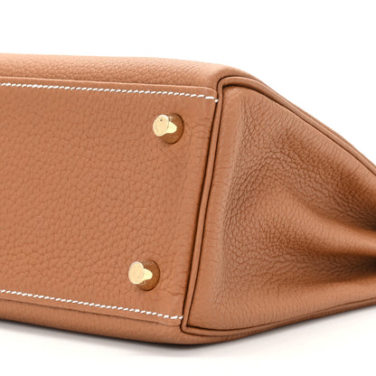Hermes Togo Kelly Retourne 25 Gold 9 of 10