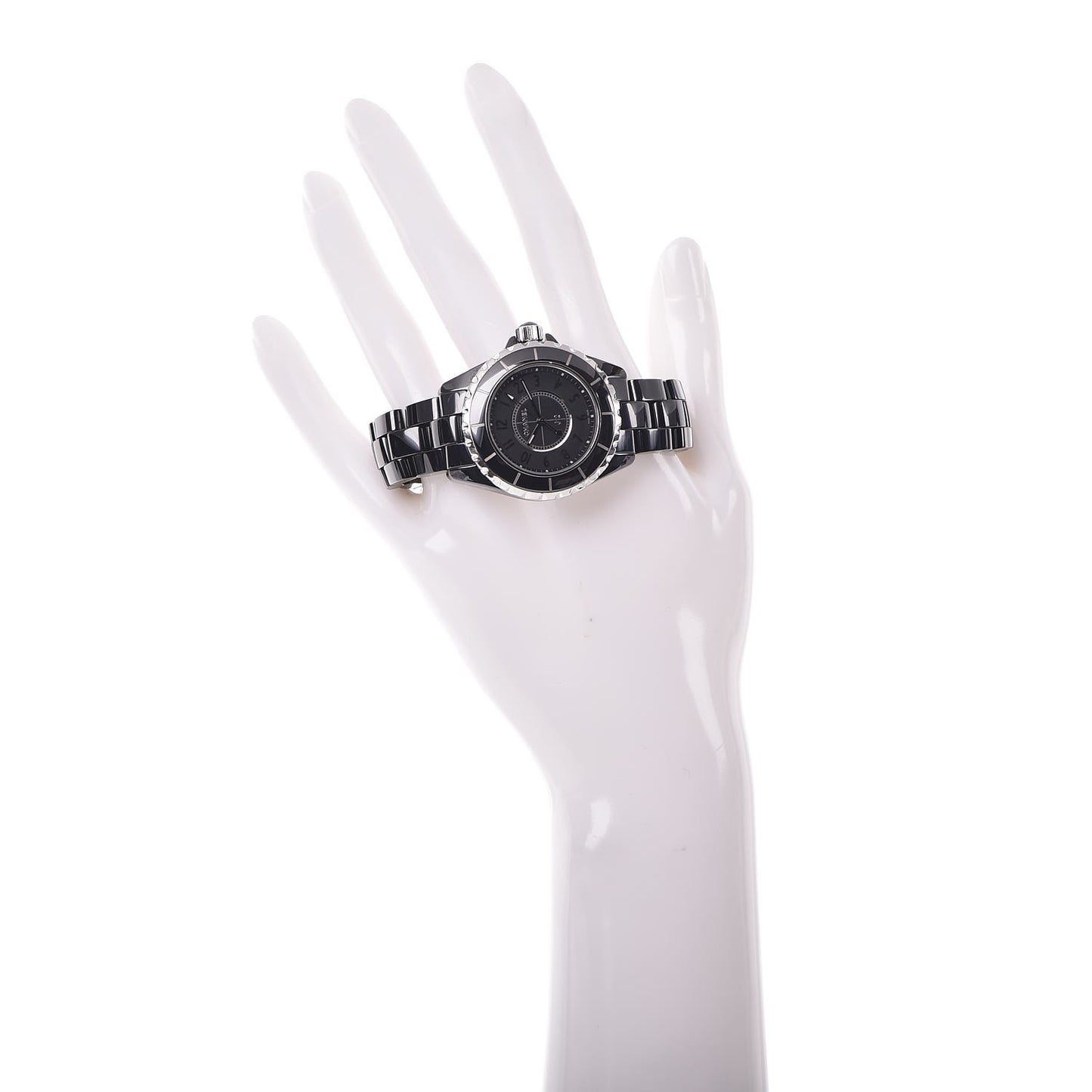 Stainless Steel Ceramic 33mm J12 Quartz Watch Intense Black